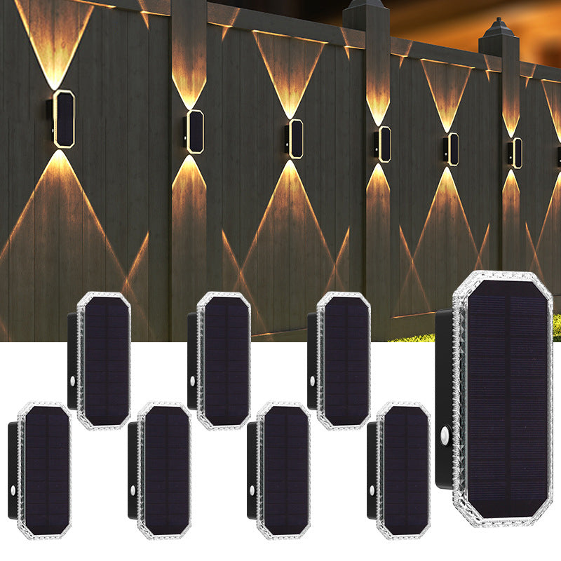 Up & Down Solar Wall Light