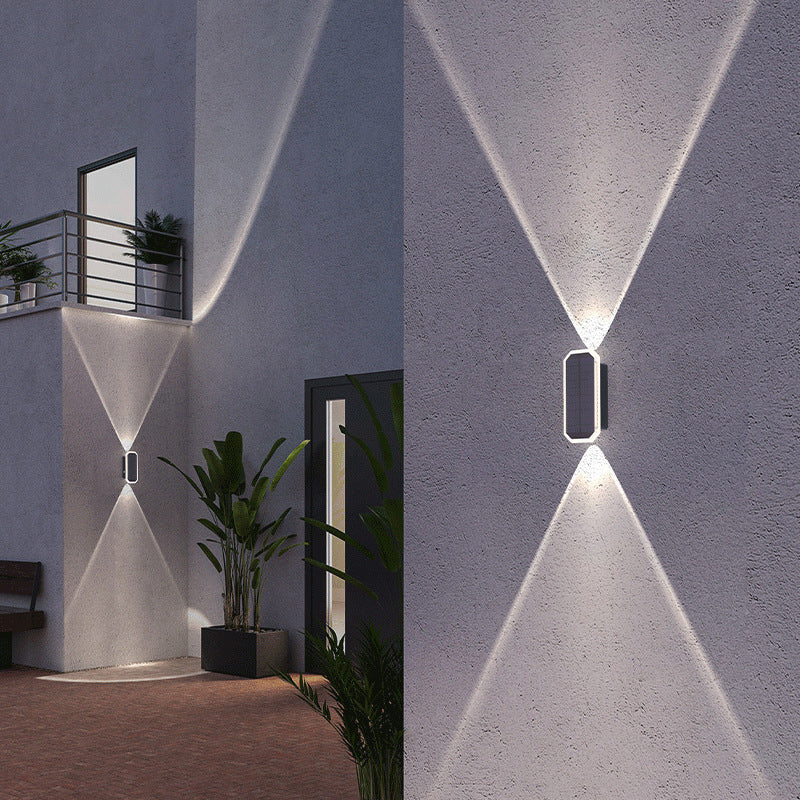 Up & Down Solar Wall Light
