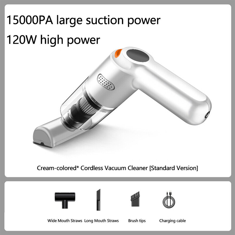 Cordless Car Vacuum ¨C 10000Pa Suction & 4000mAh Battery