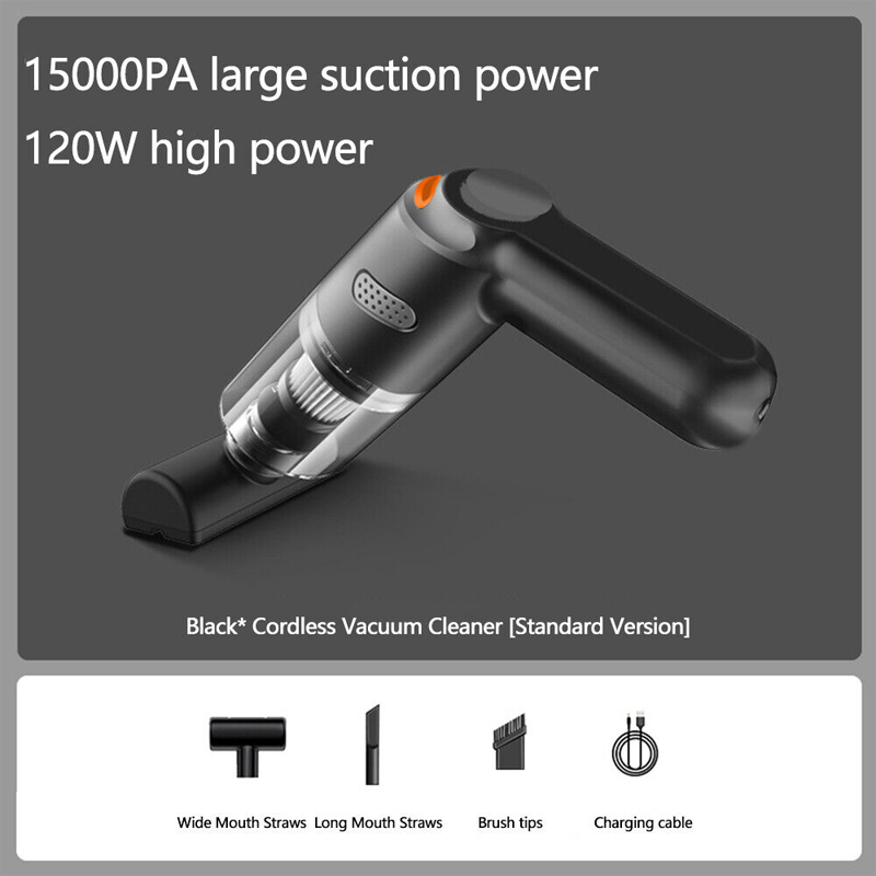 Cordless Car Vacuum ¨C 10000Pa Suction & 4000mAh Battery