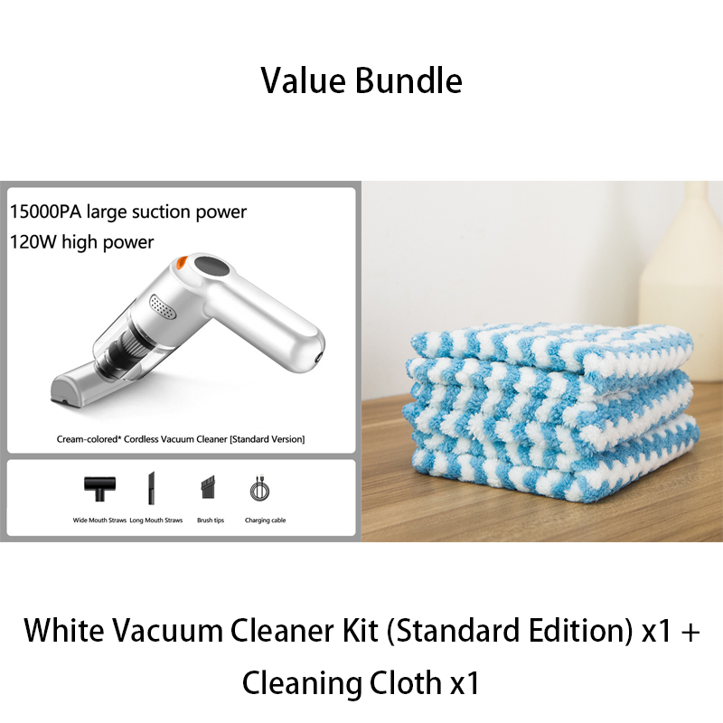 Cordless Car Vacuum ¨C 10000Pa Suction & 4000mAh Battery