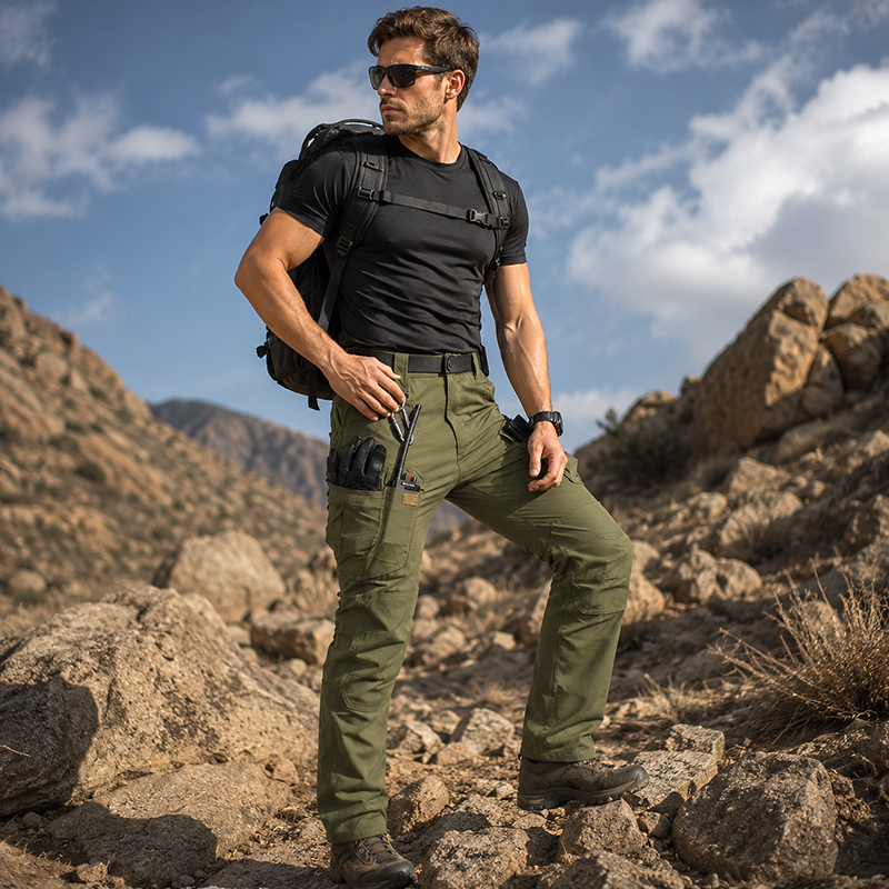 Men's Stretchy Breathable Cargo Pants