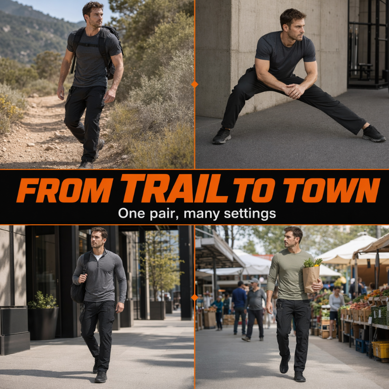 Men's Stretchy Breathable Cargo Pants