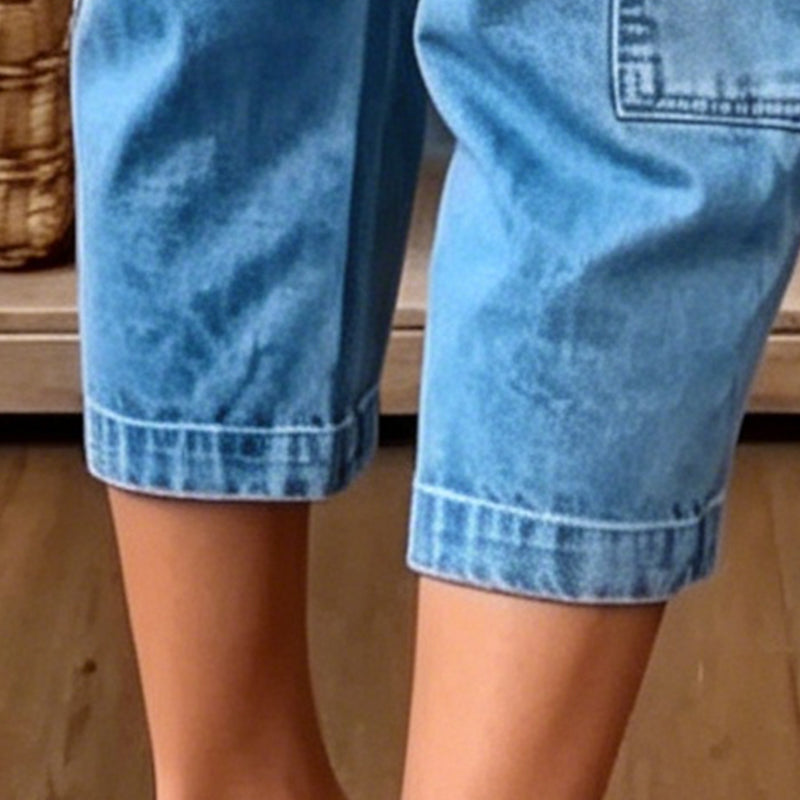 Casual cropped stretchjeans voor dames