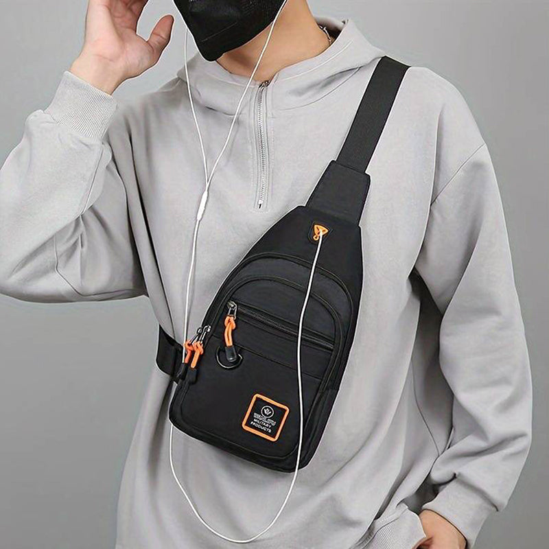 Waterdichte crossbodytas met meerdere vakken