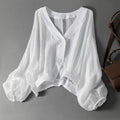 Chemise légère anti-UV pour femme, veste décontractée ample et transparente