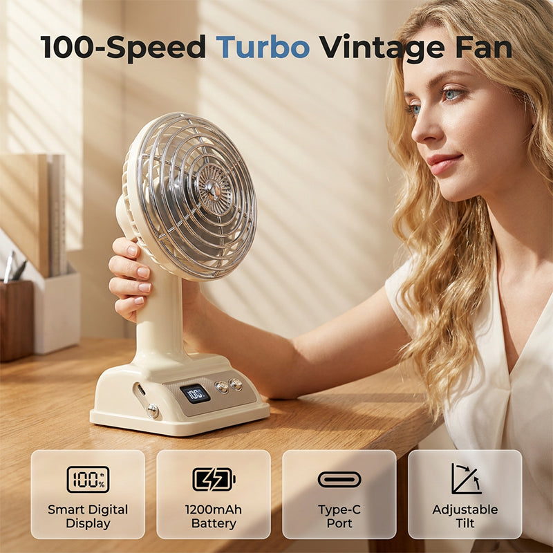 Ventilateur de table portable à refroidissement par air
