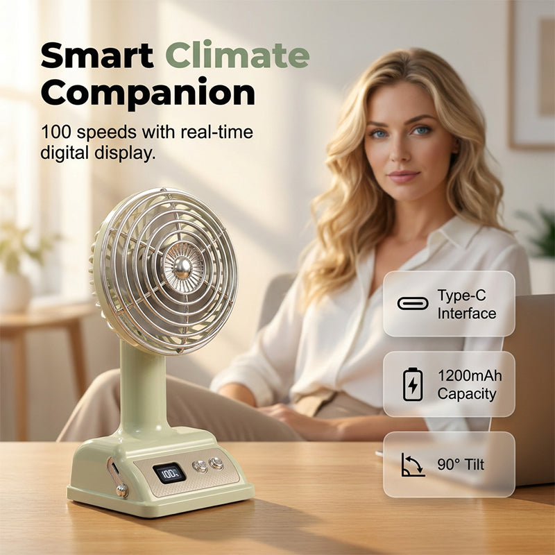 Ventilateur de table portable à refroidissement par air