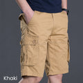 Pantalones cortos cargo para hombre con múltiples bolsillos