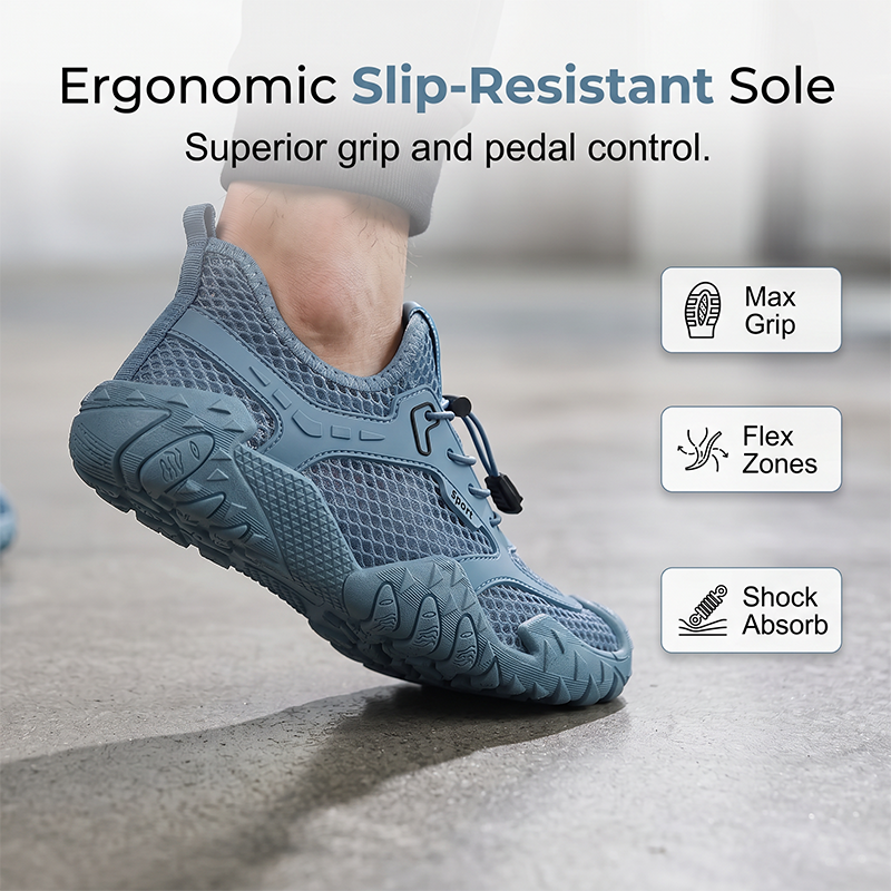 Zapatos de conducción transpirables de malla para hombre