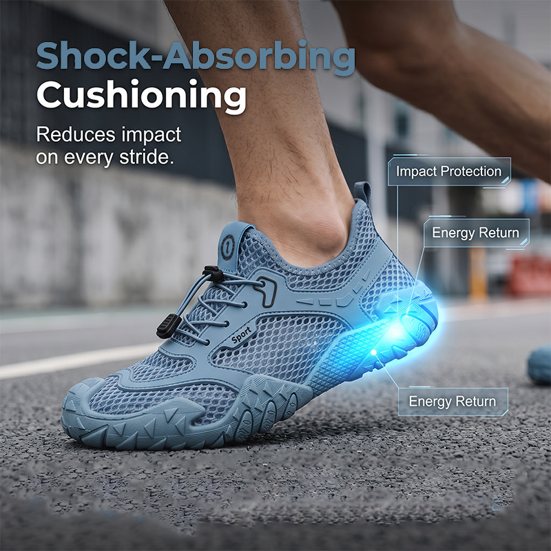 Zapatos de conducción transpirables de malla para hombre
