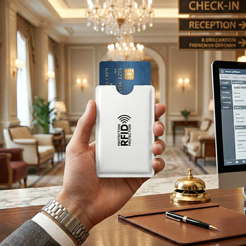Fundas con bloqueo RFID para tarjetas de crédito