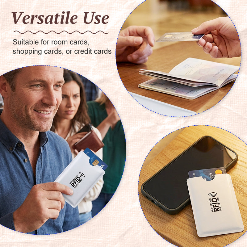 Fundas con bloqueo RFID para tarjetas de crédito