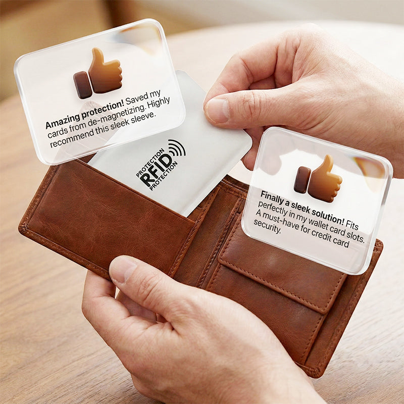 Fundas con bloqueo RFID para tarjetas de crédito