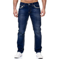 Jeans da uomo elasticizzati e con doppie cuciture