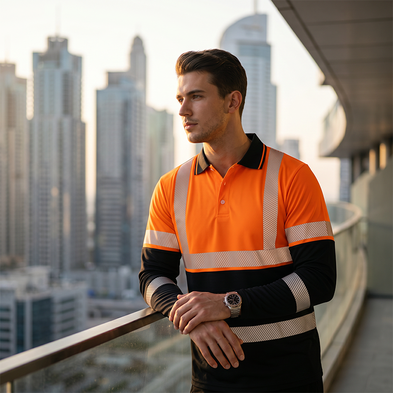 Men's High Visibility Long Sleeve Shirt