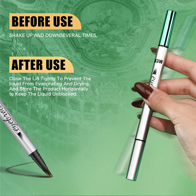 Stylo liquide double embout pour sourcils
