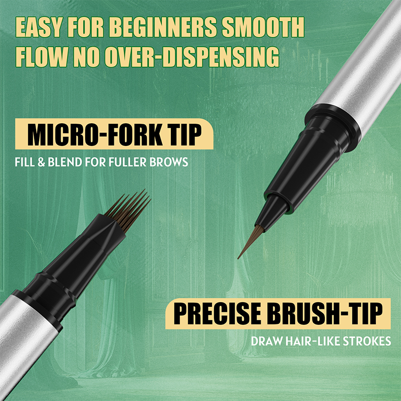 Stylo liquide double embout pour sourcils