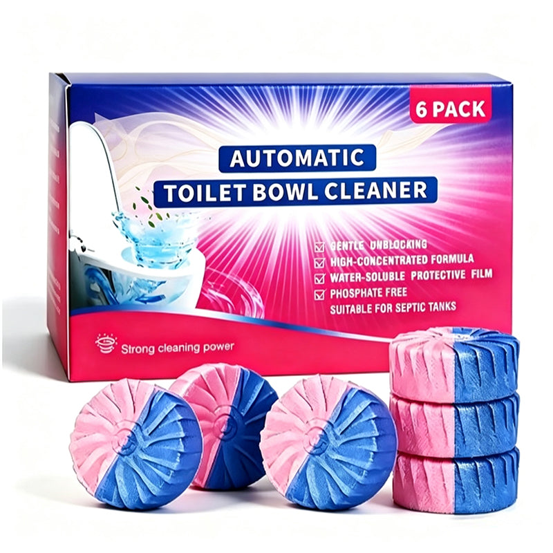2026 Pastilles nettoyantes automatiques pour cuvette de toilettes, éliminant les taches et les odeurs