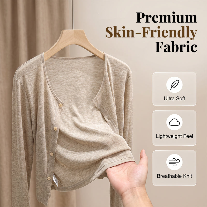Women Thin Cropped Cardigan Button Front Summer Shawl for Slip Dress