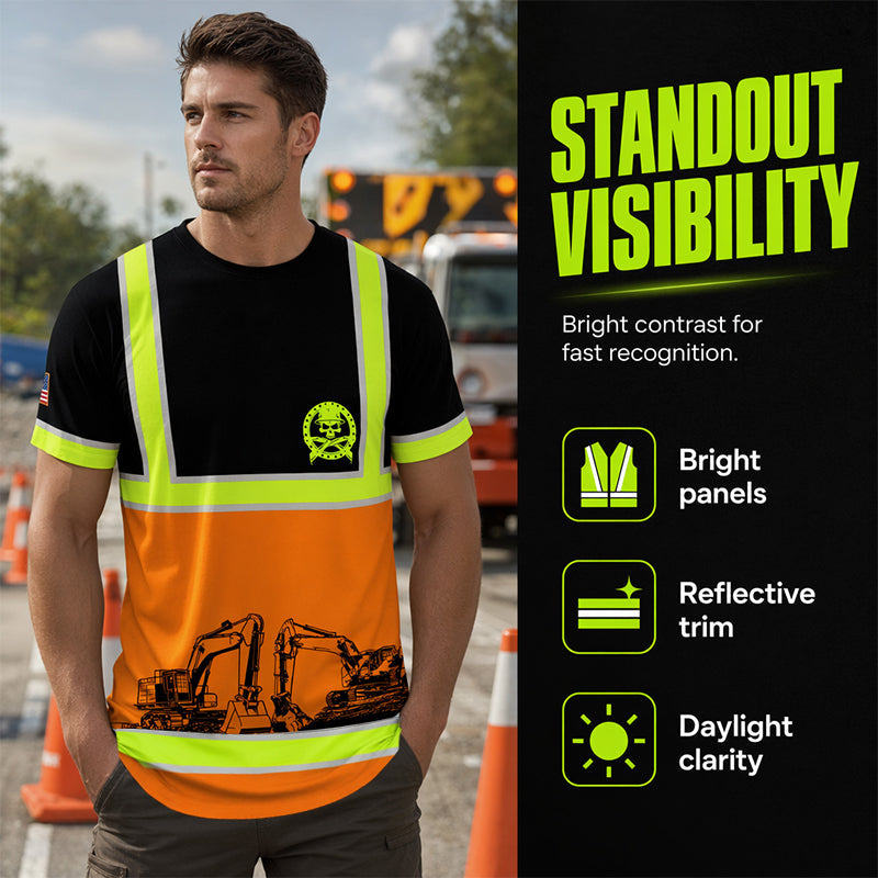 T-shirt ad alta visibilità virale ¨C La sicurezza non è mai stata così audace
