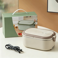 Boîte-repas chauffante électrique portable, réchauffe-aliments sans eau
