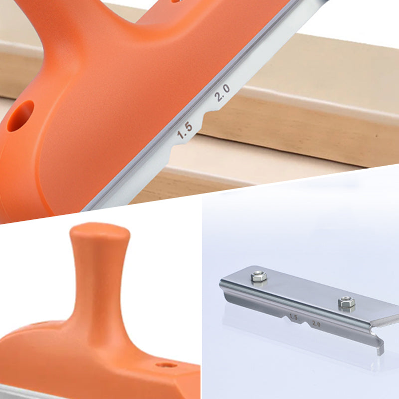 3-in-1-randbandfrees voor houtbewerking met dubbele radiusafschuining (R1.5/R2), roestvrijstalen mes, lichtgewicht, voor hout, laminaat en fineer