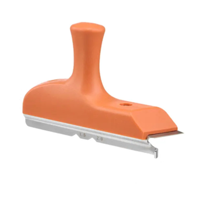 3-in-1-randbandfrees voor houtbewerking met dubbele radiusafschuining (R1.5/R2), roestvrijstalen mes, lichtgewicht, voor hout, laminaat en fineer