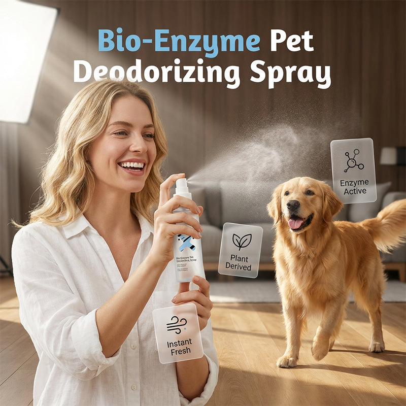 Spray désodorisant bioenzymatique pour animaux de compagnie