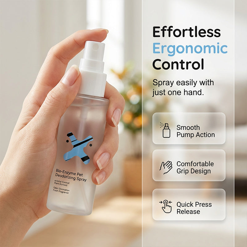 Spray desodorizante para mascotas con bioenzimas