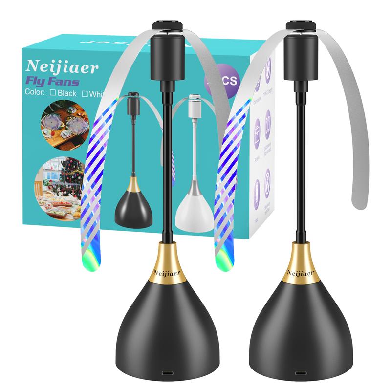 Ventilateur anti-mouches intelligent - alimenté par USB ou batterie, silencieux et portable - une zone sans insectes partout