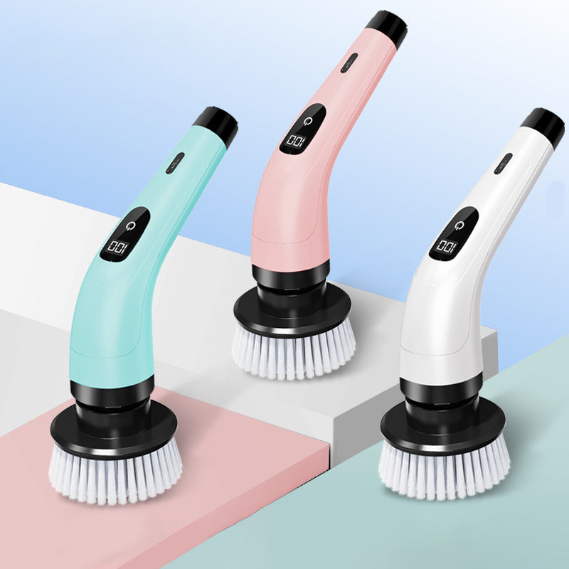 Set di spazzole elettriche per la pulizia domestica 8-in-1