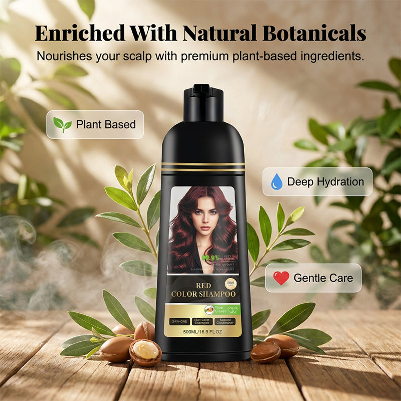 Shampoo e balsamo colorante 3-in-1 per coprire i capelli bianchi