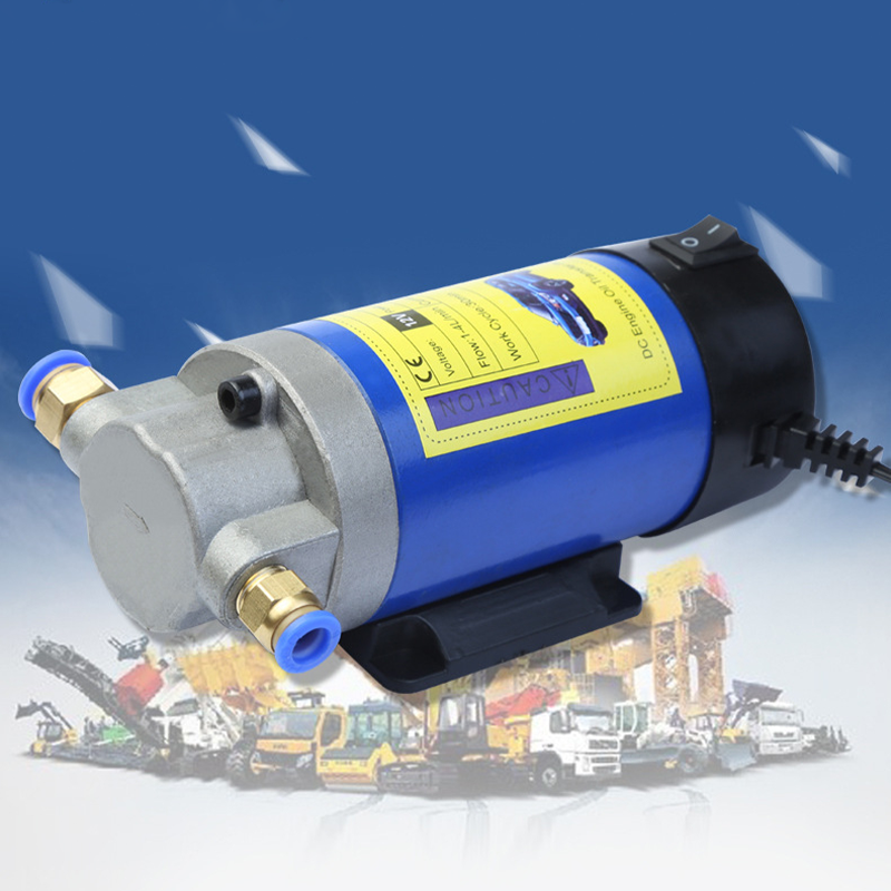 NU draagbare motorolietransferpomp ¨C 12V elektrische extractor, snel aanzuigen en afvoeren, niet onder de auto kruipen