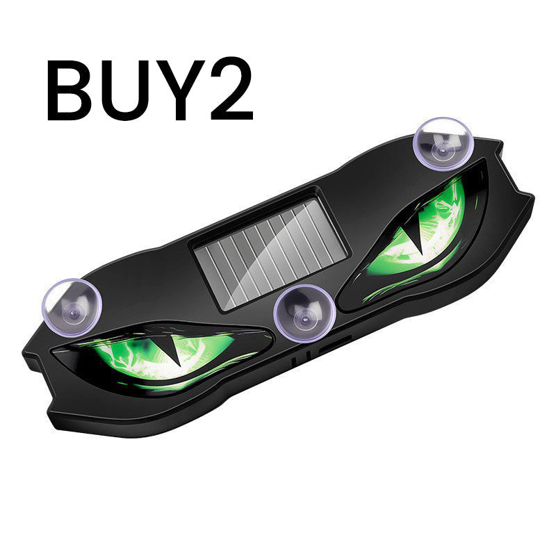 Luce di segnalazione LED per auto a energia solare, gratuita