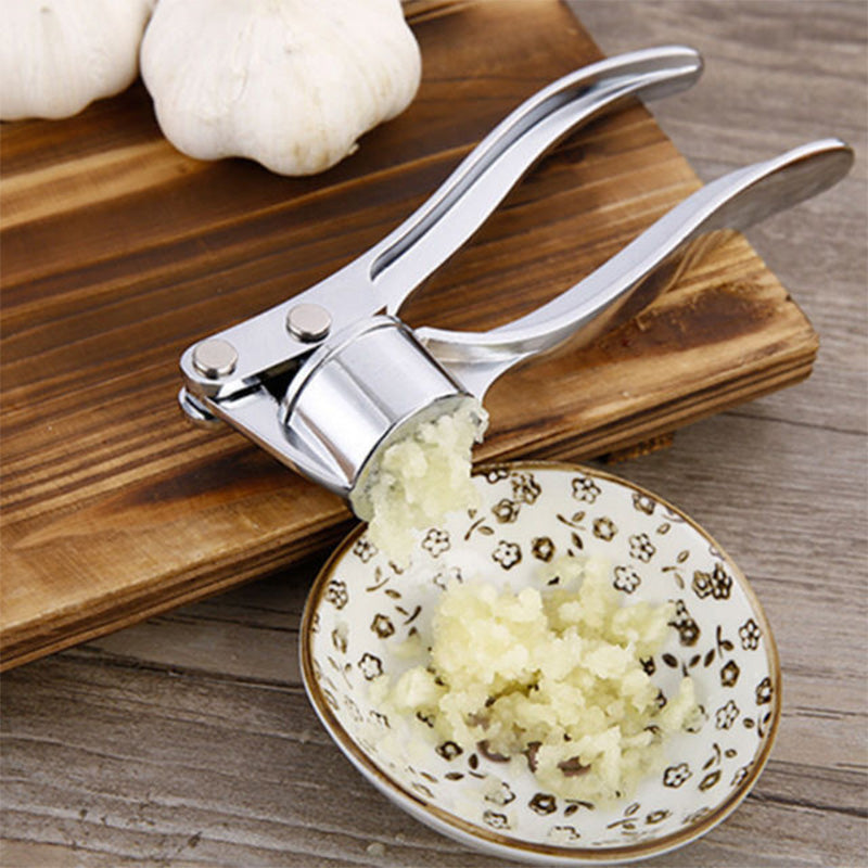 Free Garlic Press Masher ¨C Crush Garlic Fast Without Sticky Hands