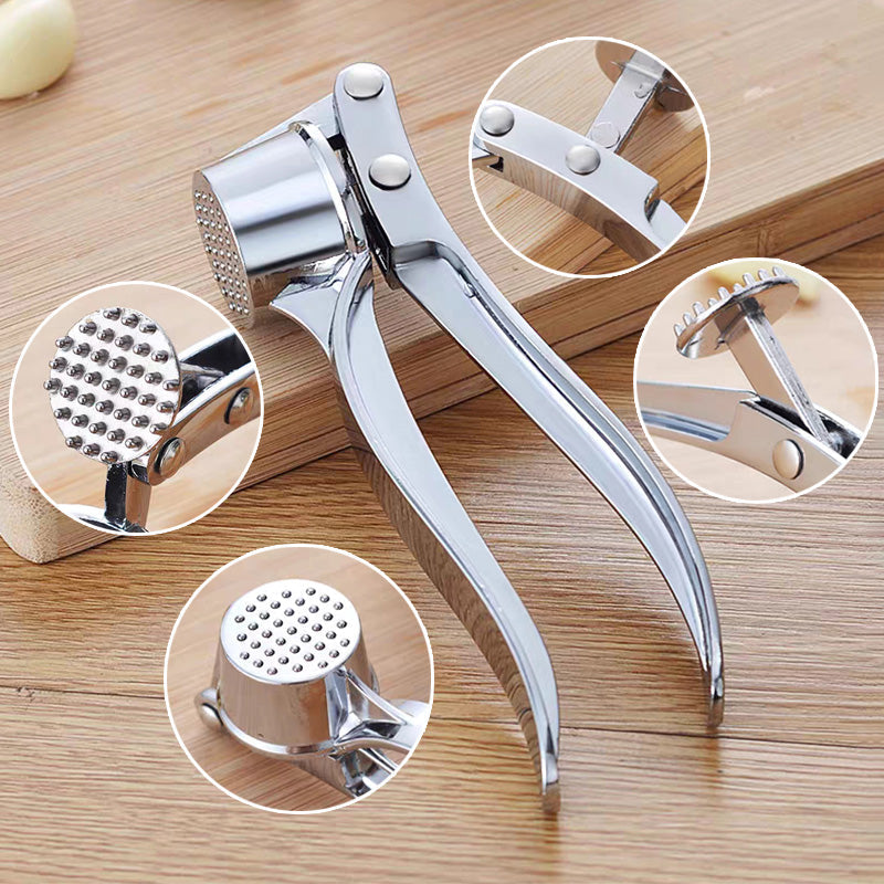 Free Garlic Press Masher ¨C Crush Garlic Fast Without Sticky Hands