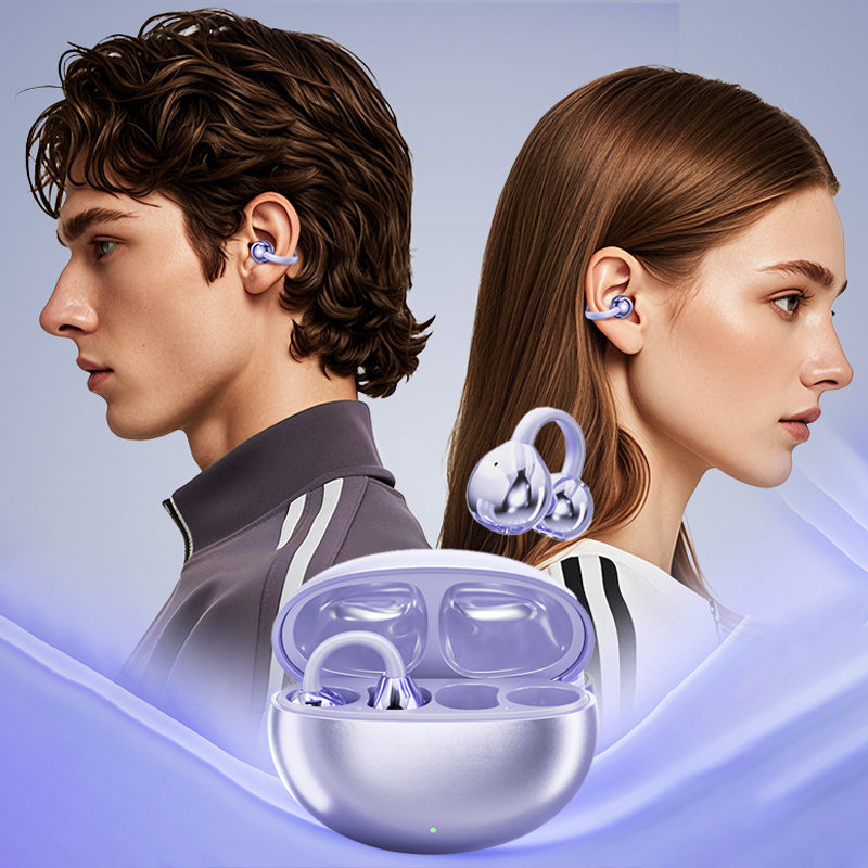 Écouteurs Bluetooth 5.4 à clipser, ouverts et anti-bruit ¨C réduction de bruit par IA