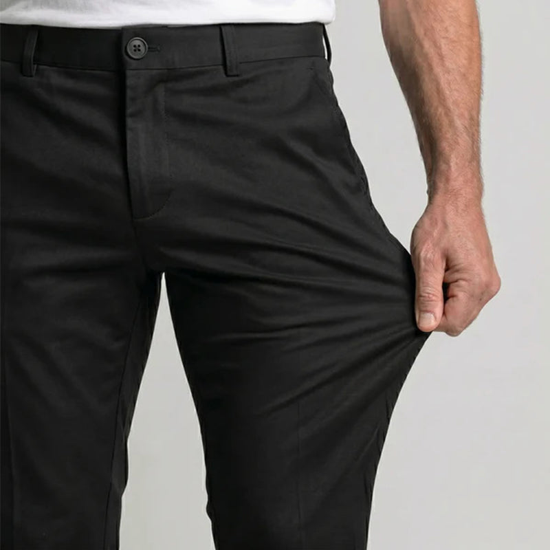 Pro-Favorite Men's Ultra-Stretch Slim Fit Pants ¨C Blended Material ¨C Breathable