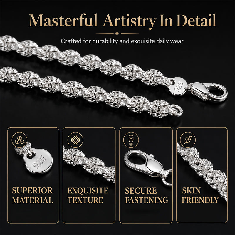 Trendy Dragon Scale Chain Jewelry Set ¨C Bold Scales, Polished Finish & Statement Style