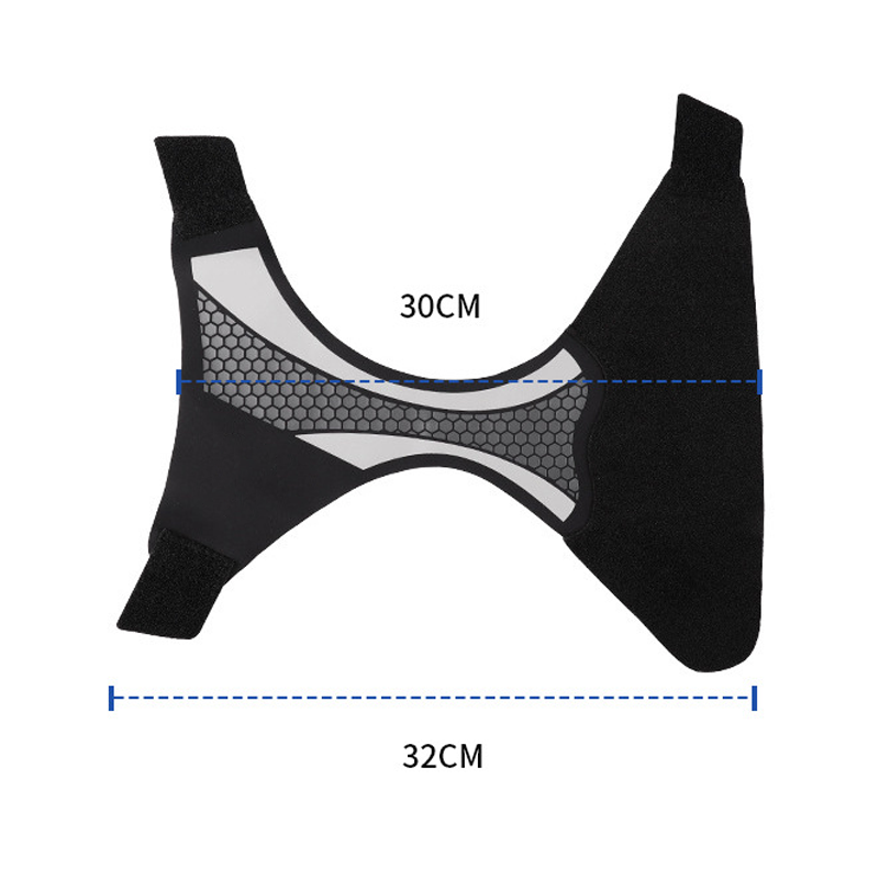 Fascia elastica traspirante per il sostegno della caviglia