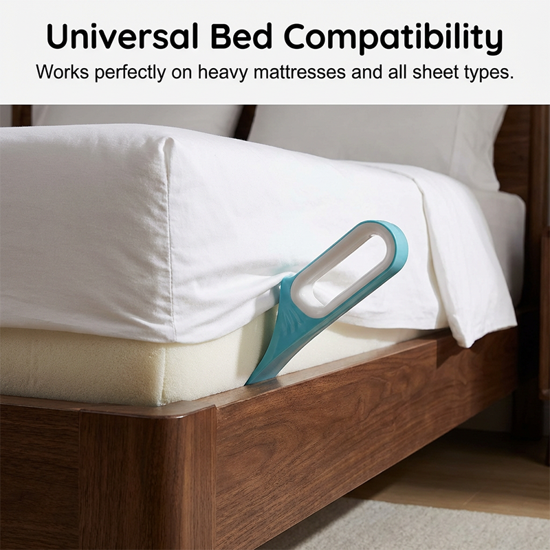 Cute 2-in-1 Mattress Lifter and Sheet Tucker