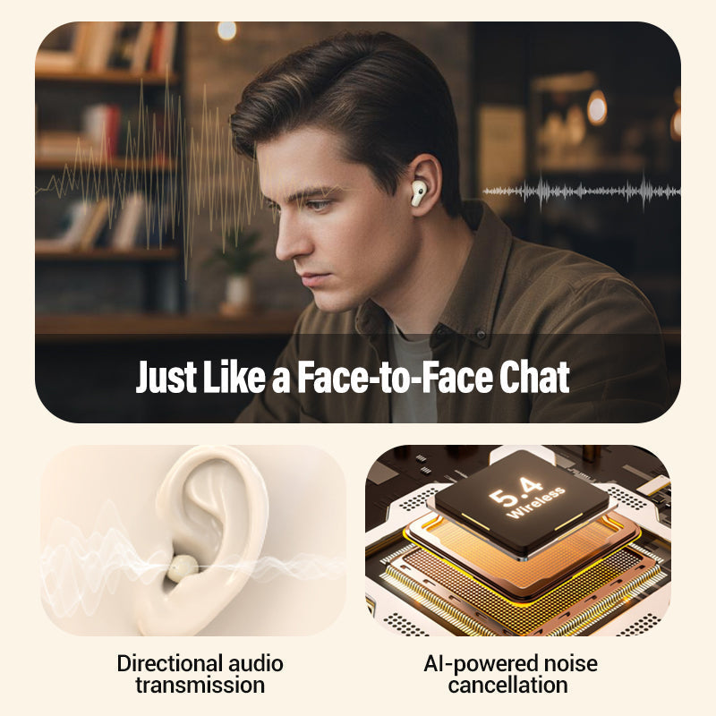 Auricolari Bluetooth wireless a doppia coppia con custodia di ricarica a LED