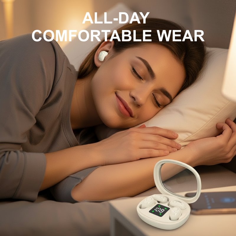Auricolari Bluetooth wireless a doppia coppia con custodia di ricarica a LED