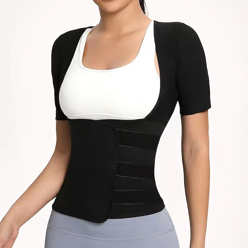 Gaine amincissante gainante pour femme - favorise la combustion des graisses - indispensable pour l’entraînement