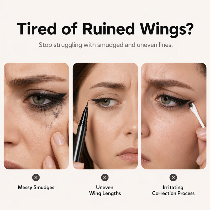 Waterproof, langhoudende vloeibare eyeliner