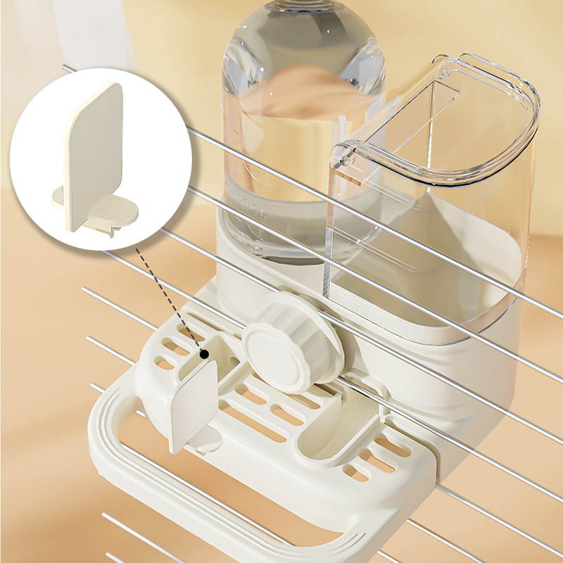Mangiatoia e abbeveratoio automatici 2-in-1 per gabbie