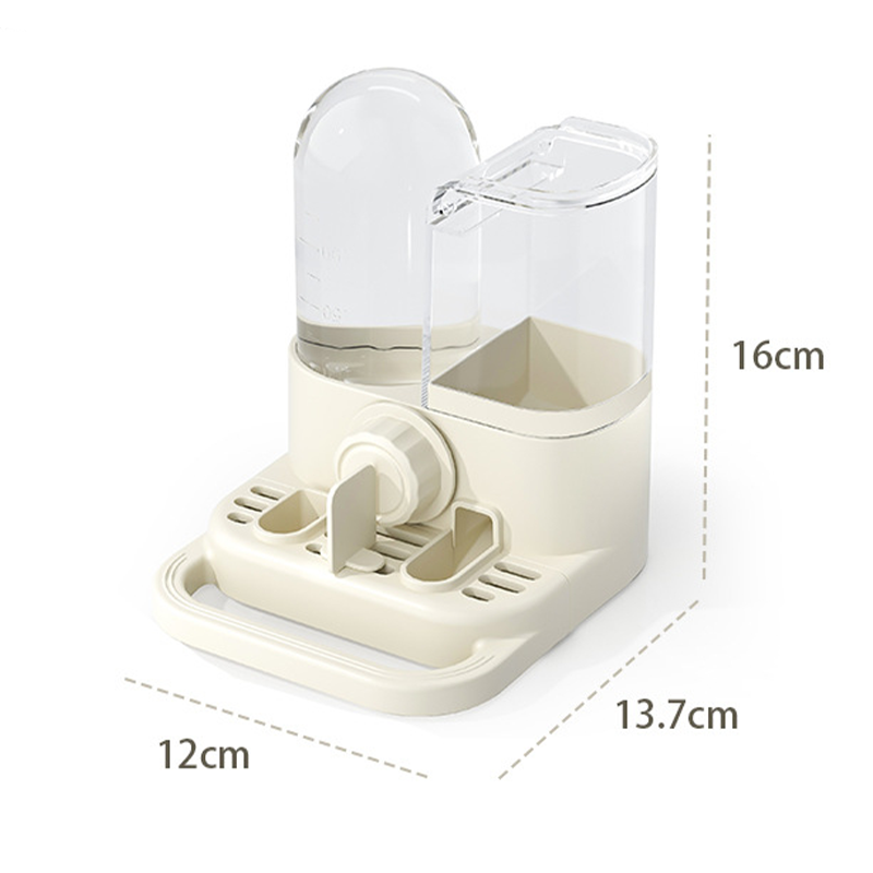 Mangiatoia e abbeveratoio automatici 2-in-1 per gabbie