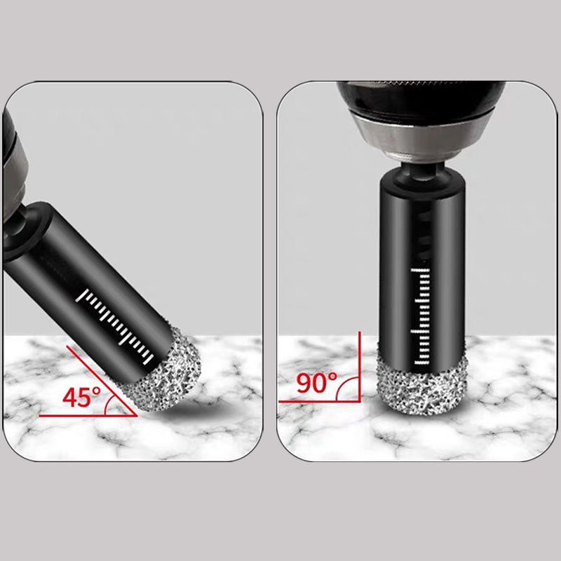 Set di punte diamantate per trapano NOW - Misure da 5-16 mm, gambo esagonale, uso a secco/a umido - Fori lisci e precisi