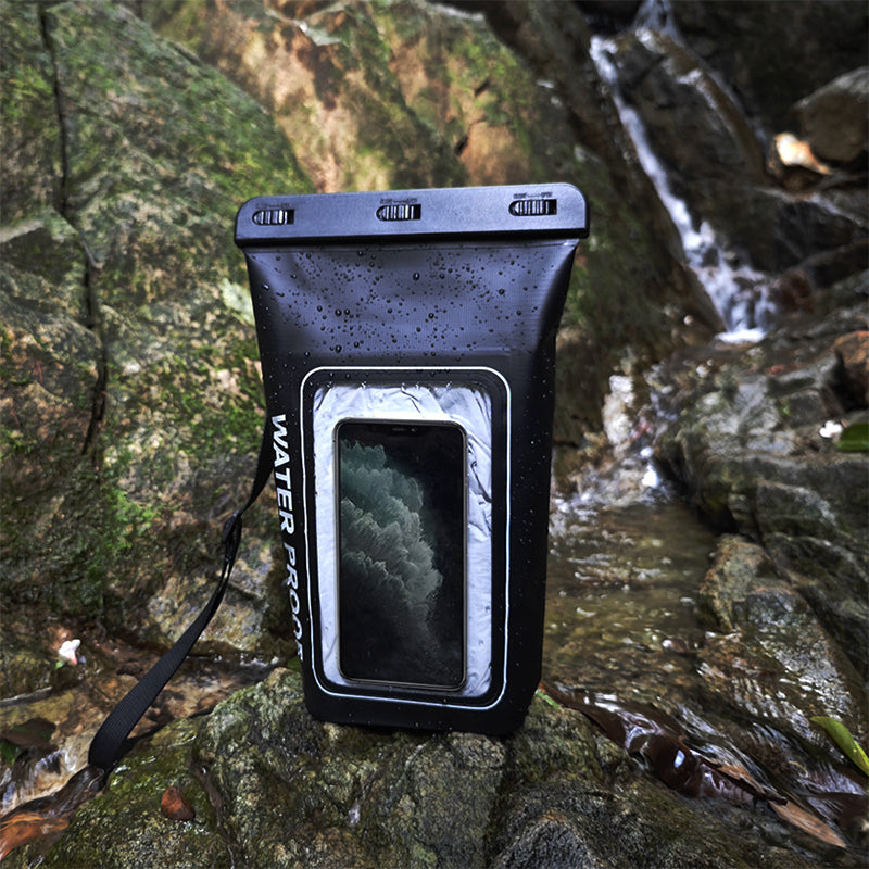 Waterdichte tas met touchscreen